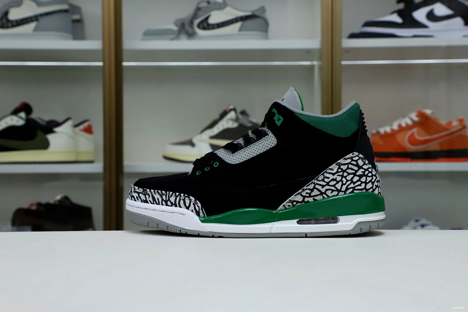 GREEN AIR 3 JORDAN PINE 0729